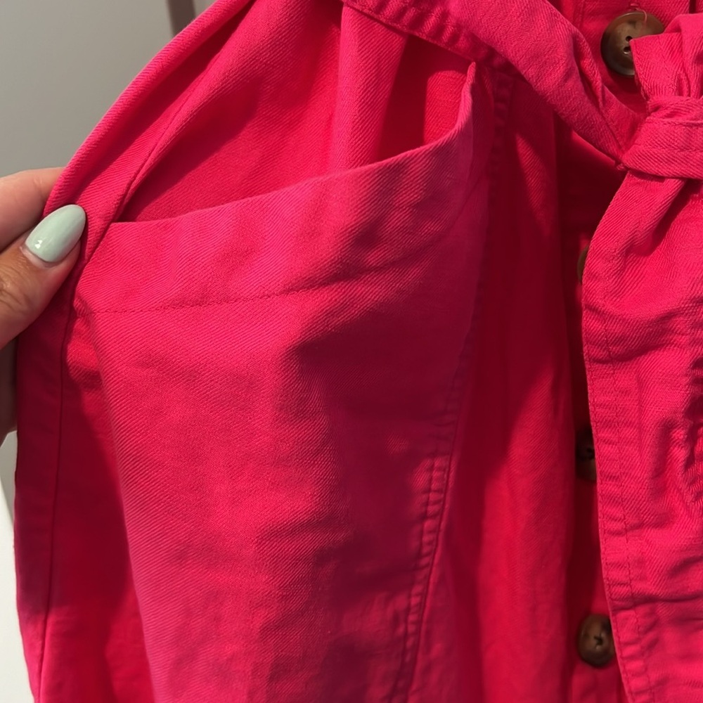 Pink button down dress - Picture 4 of 5